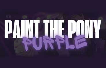 14th Paint the Pony Purple